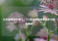 从会做事到会教人，TTT培训师的成长进阶与职业解析