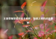 王者荣耀郭嘉技能全解析，智谋之将的战场奥秘