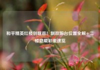 和平精英红楼别瞎逛！制敌阳台位置全解+二楼隐藏彩蛋速览