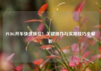 PUBG开车快速换位！关键操作与实用技巧全解析