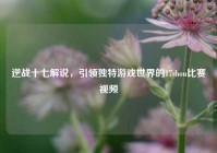 逆战十七解说，引领独特游戏世界的17shou比赛视频