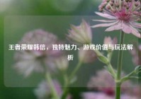 王者荣耀韩信，独特魅力、游戏价值与玩法解析