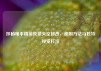 探秘和平精英夜景天空修改，使用方法与独特视觉打造