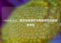 CSGO Desktop，融合电竞情怀与实用美学的桌面新体验