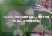 PUBG MOBILE电竞商店硬核推荐，从战队皮肤到实用周边，吃鸡氛围感拉满！