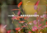 CSGO里kelele，独具特色的游戏符号