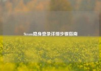 Steam隐身登录详细步骤指南