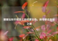 哪里玩和平精英云游戏更出色，探寻绝佳游玩之地
