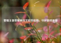 警惕王者荣耀刷符文软件陷阱，守护游戏体验