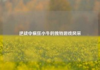 逆战中疯狂小牛的独特游戏风采