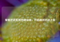 掌握逆战系统热键设置，开启高效对战之旅