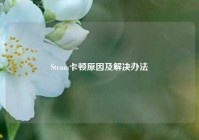 Steam卡顿原因及解决办法