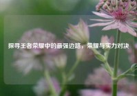 探寻王者荣耀中的最强边路，荣耀与实力对决