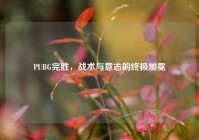 PUBG完胜，战术与意志的终极加冕