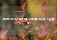揭秘PUBG是否有微信区及微信区与QQ区人员情况