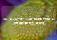 CSGO开箱玩家注意，出闲置钥匙避坑全指南+超搭的箱扣钥玩周边小店安利