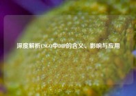 深度解析CSGO中DIP的含义、影响与应用