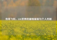 传奇飞科，LOL世界的璀璨星辰与个人历程