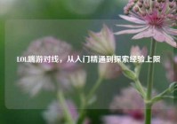 LOL端游对线，从入门精通到探索经验上限