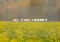 CSGO，枪火间的王牌战神传奇