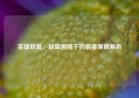 英雄联盟，缺蓝困境下的装备策略解析