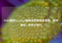 PUBG端游Steam/Epic通用皮肤购买全指南，新手避坑+省钱小技巧