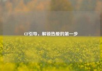 CF引导，解锁热爱的第一步