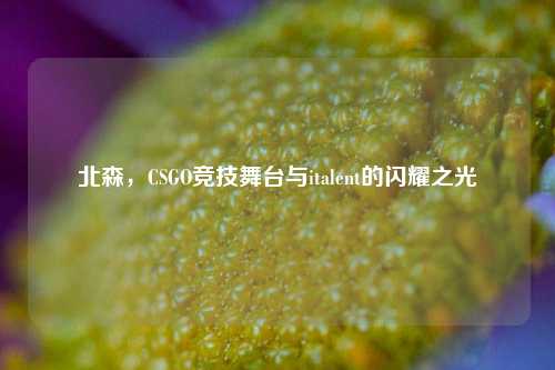 北森,CSGO竞技舞台与italent的闪耀之光
