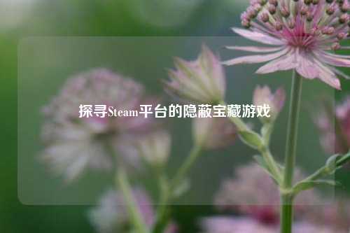 探寻Steam平台的隐蔽宝藏游戏