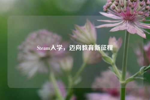 Steam入学,迈向教育新征程