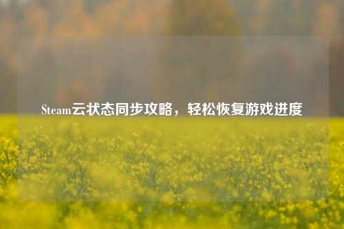Steam云状态同步攻略,轻松恢复游戏进度