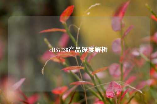 cf157738产品深度解析