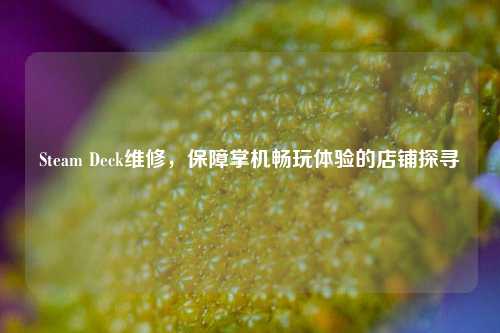 Steam Deck维修,保障掌机畅玩体验的店铺探寻