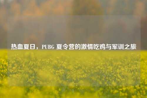热血夏日，PUBG 夏令营的激情吃鸡与军训之旅