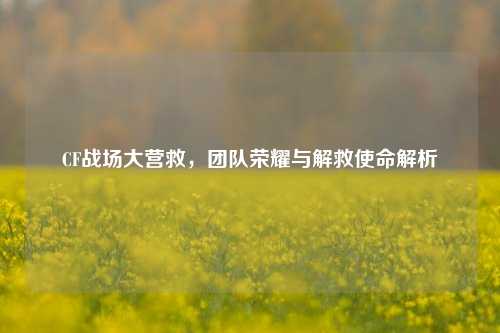 CF战场大营救,团队荣耀与解救使命解析