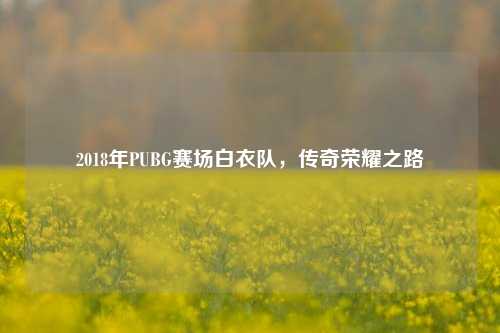 2018年PUBG赛场白衣队，传奇荣耀之路