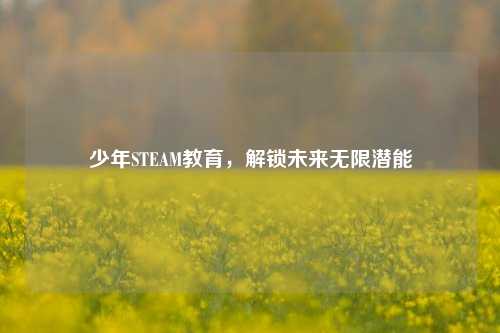 少年STEAM教育,解锁未来无限潜能