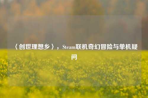 〈创世理想乡〉，Steam联机奇幻冒险与单机疑问