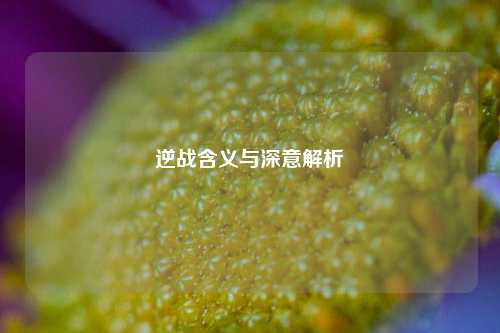 逆战含义与深意解析