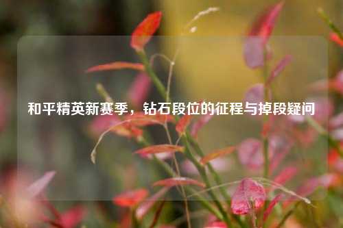 和平精英新赛季,钻石段位的征程与掉段疑问