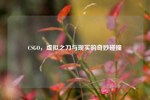 CSGO,虚拟之刀与现实的奇妙碰撞