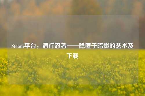 Steam平台,潜行忍者——隐匿于暗影的艺术及下载