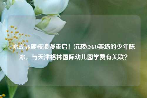 冰式AK硬核浪漫重启！沉寂CSGO赛场的少年陈冰，与天津格林国际幼儿园学费有关联？