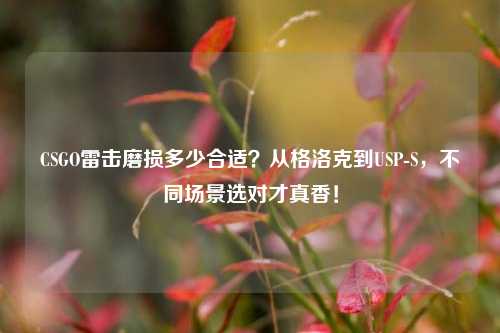 CSGO雷击磨损多少合适?从格洛克到USP-S,不同场景选对才真香!