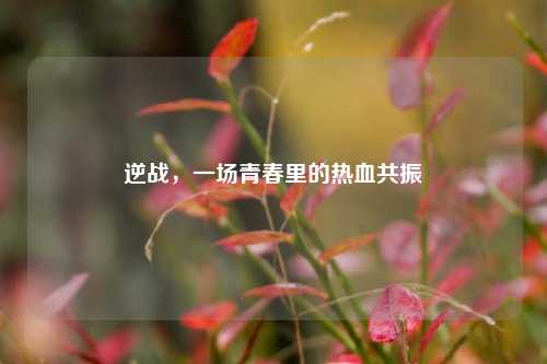 逆战，一场青春里的热血共振