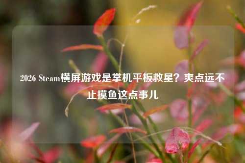 2026 Steam横屏游戏是掌机平板救星？爽点远不止摸鱼这点事儿