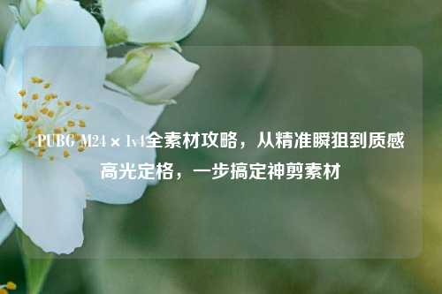 PUBG M24×1v4全素材攻略,从精准瞬狙到质感高光定格,一步搞定神剪素材