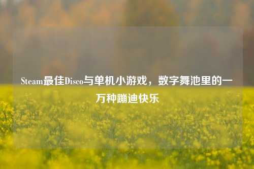 Steam最佳Disco与单机小游戏，数字舞池里的一万种蹦迪快乐