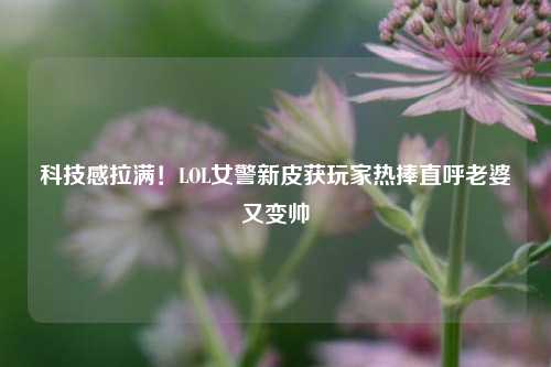 科技感拉满!LOL女警新皮获玩家热捧直呼老婆又变帅