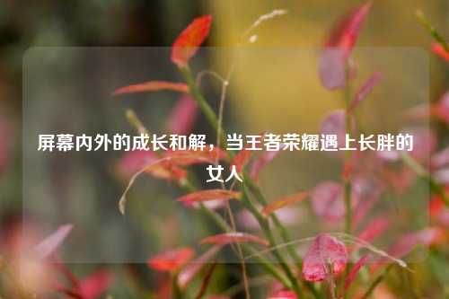 屏幕内外的成长和解，当王者荣耀遇上长胖的女人